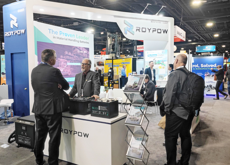 ROYPOW presenta le soluzioni avanzate di alimentazione per la movimentazione di materiali al litio alla fiera Modex 2024