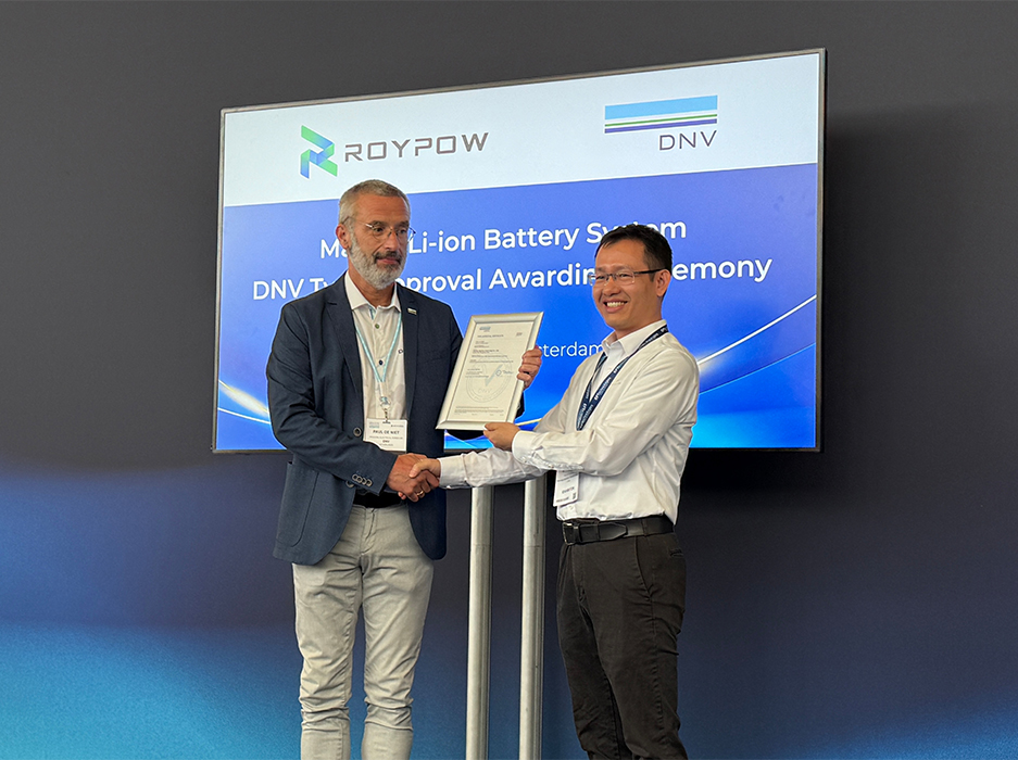 ROYPOW Marine Lithium Battery Systems Receives DNV Type Approval